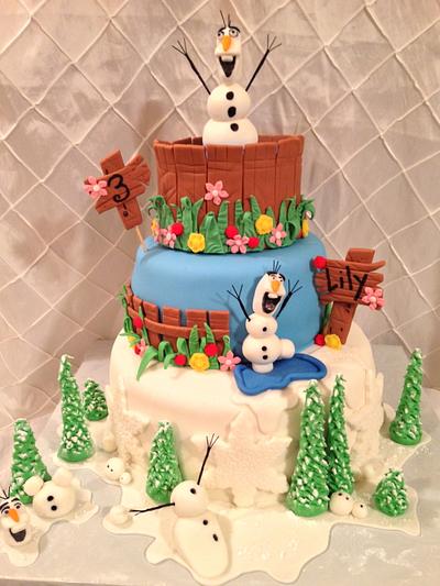 Frozen Movie Cake - Cake by Maggie Rosario