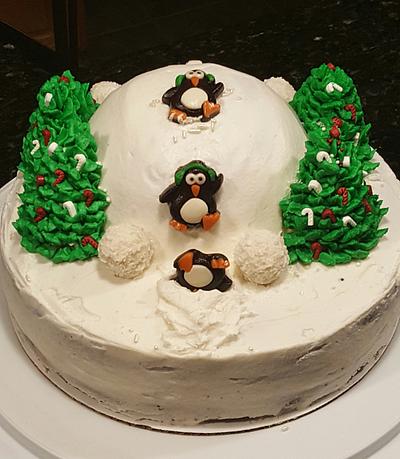 Fun winter cake - Cake by Guppy