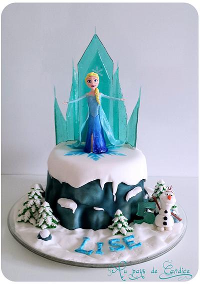 Elsa, la reine des neiges - Cake by Au pays de Candice
