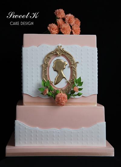Cameo Cake "Super Moms Collaboration" - Cake by Karla (Sweet K)