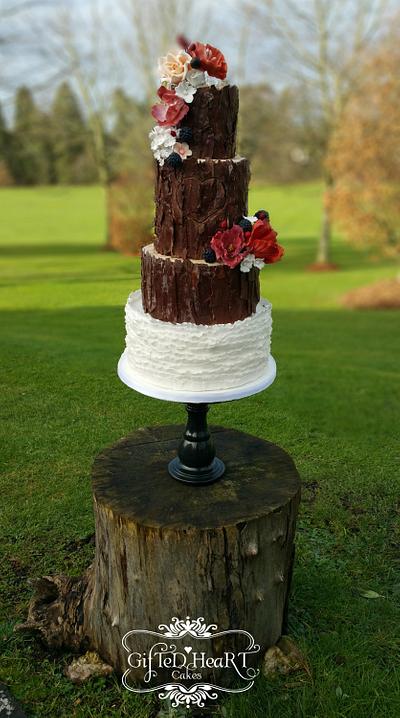 Woodland Romance - Cake by Emma Waddington - Gifted Heart Cakes