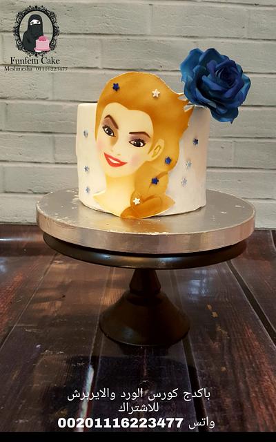 Airbrush cake  - Cake by Meshmesha