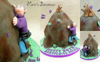 Mike's Mountain Climbing Cake - Cake by Marie's Bakehouse