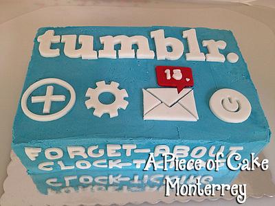 Tumblr Cake for Marijo - Cake by Cake Boutique Monterrey