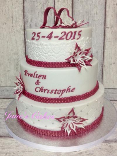 Wedding cake - Cake by June Verborgstads