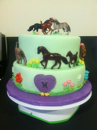 Breyer horse cake - Cake by Karen Seeley
