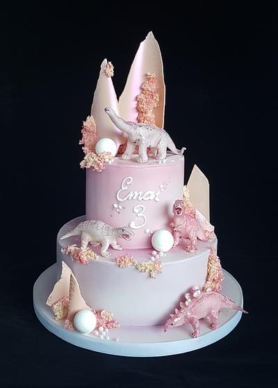 Pink dinosaur - Cake by Cake Loves Vanilla