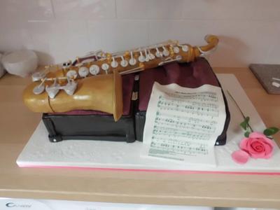 saxophone cake - Cake by Belinda