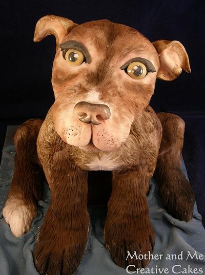 Staffy - Cake by Mother and Me Creative Cakes
