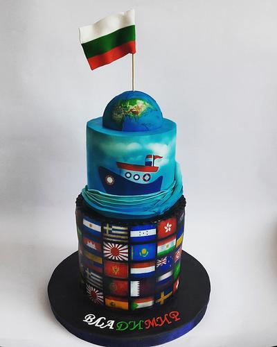 Flags cake - Cake by Mariya Gechekova