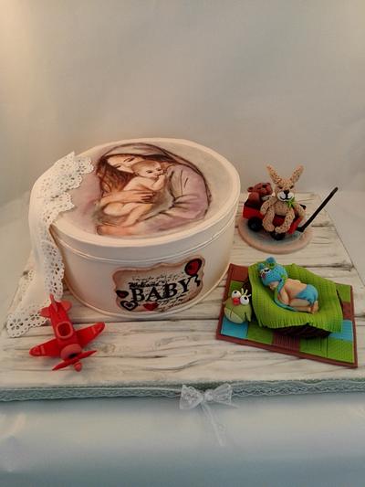 Baby shower cake  - Cake by Julieta ivanova Julietas cakes