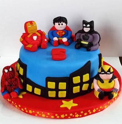 Superhero cake - Cake by Fairycakesbakes