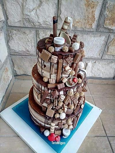 Chocolate wedding cake - Cake by TorteMFigure