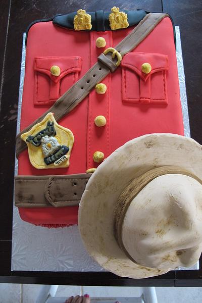 RCMP Birthday - Cake by Sharon