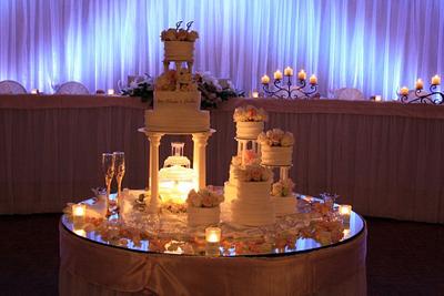 Fountain wedding cake - Cake by Paul Delaney of Delaneys cakes