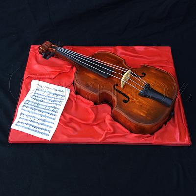 Violin cake - Cake by Natasha Rice Cakes 