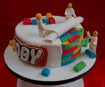 Lego Birthday Cake - Cake by Liz, Ladybird Cake Company