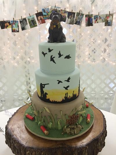Duck Hunter's Groom's Cake - Cake by Theresa