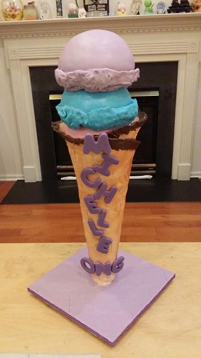 Ice Cream Cake 3D - Cake by ~ CJ's Sweets ~