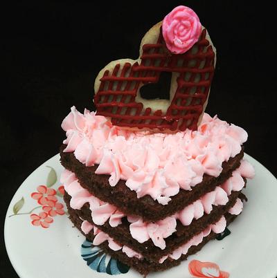 San Valentin - Cake by MARCELA CORCA