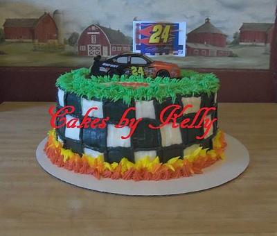Nascar Cake  - Cake by Kelly Neff,  Cakes by Kelly 