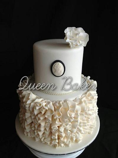 Elegant Frills - Cake by Queen Baker