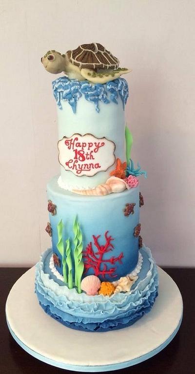 Under the sea cake  - Cake by Claire Ratcliffe