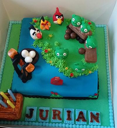Angry Birds Cake - Cake by CAKE RAGA