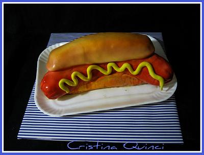 Hot Dog cake - Cake by Cristina Quinci