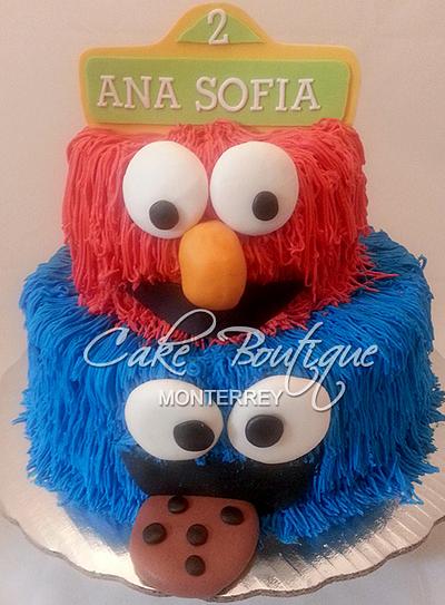 Elmo Cake - Cake by Cake Boutique Monterrey