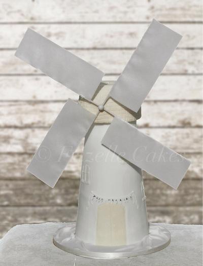 Windmill wedding cake - Cake by Frizellecakes