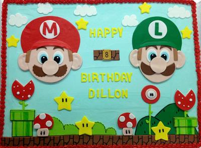 Super Mario Bros. - Cake by Ohmygorgeouscakes