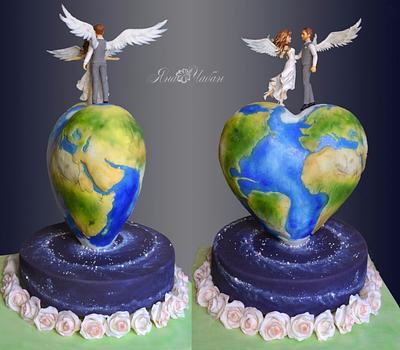 Wedding cake "This world is love" - Cake by YanaChabanRussia