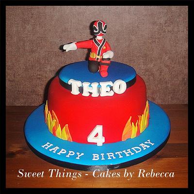 Samurai Power ranger - Cake by Sweet Things - Cakes by Rebecca