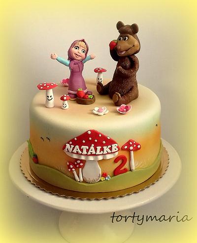 Maša and Miša - Cake by tortymaria