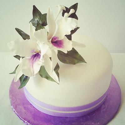 Vuylstekeara orchids  - Cake by Audrey