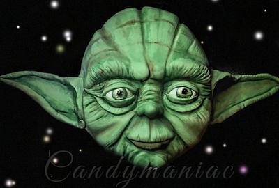 Yoda cake - Cake by Mania M. - CandymaniaC