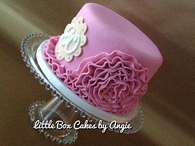 Ruffle Cake - Cake by Little Box Cakes by Angie