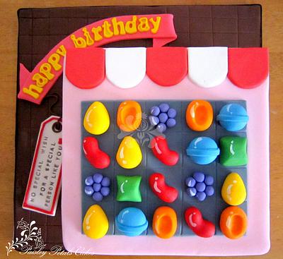Candy Crush Saga Cake - Cake by Paisley Petals Cakes