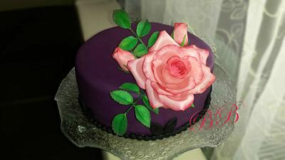Pink rose cake - Cake by Benny's cakes