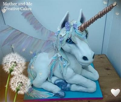 Unicorn Carved Cake - Cake by Mother and Me Creative Cakes