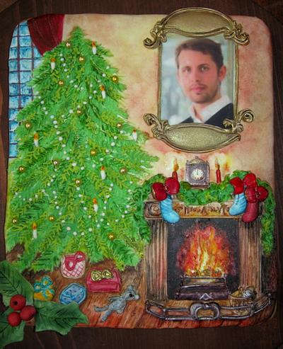 Portrait in Christmas decor! - Cake by Sweet pear	