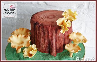 chanterelles cake - Cake by Cake Garden 