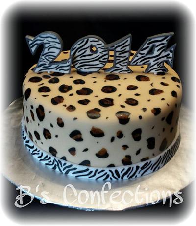 cheetah cake - Cake by bconfections