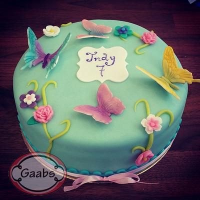 butterfly cake - Cake by Gaabs