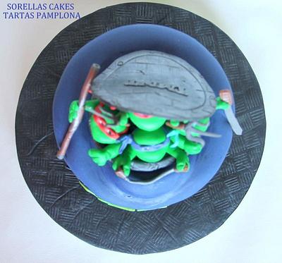 TARTA TORTUGAS NINJA - Cake by SORELLAS CAKES PAMPLONA 