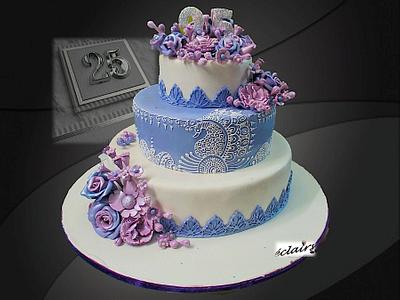 25th Anniversary Cake - Cake by Anu