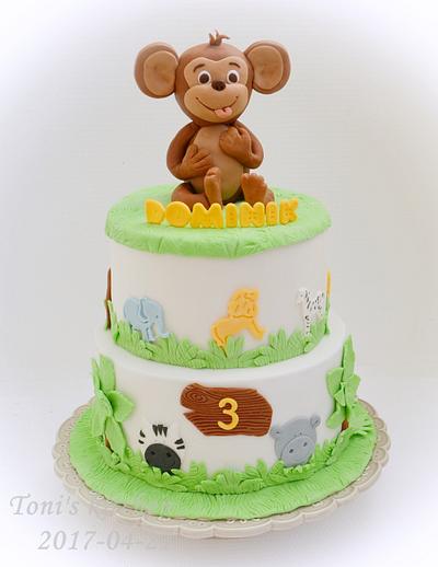 Monkey :)  - Cake by Cakes by Toni