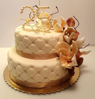 cake for wedding anniversary - Cake by EvelynsCake