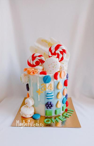 Candy crush cake  - Cake by MayBel's cakes